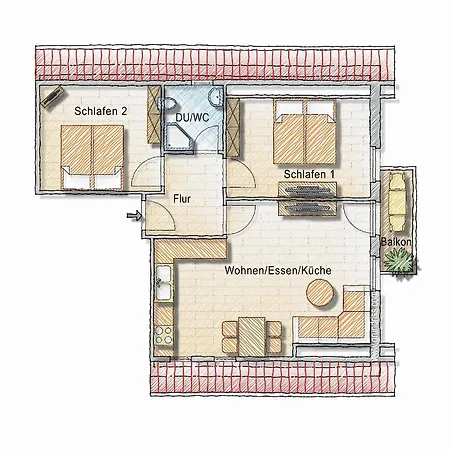 Dyke Appartements Busum Exterior photo